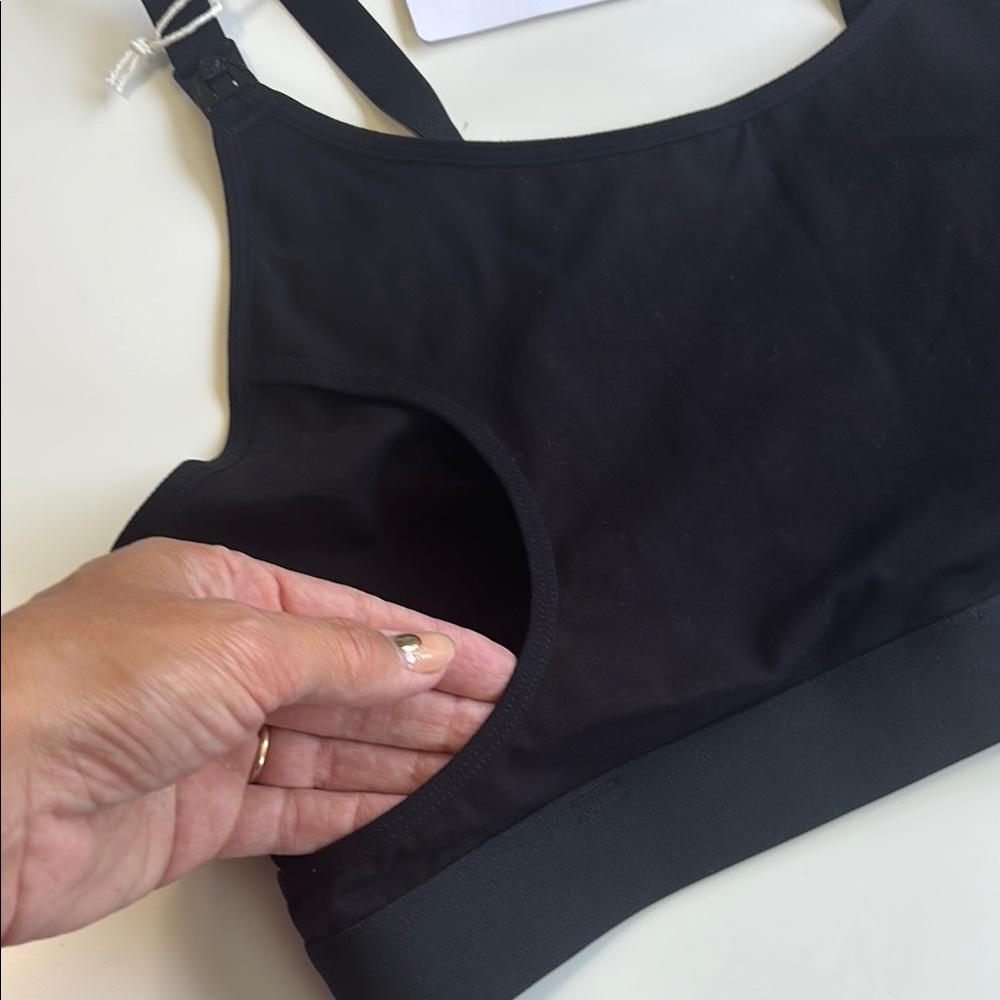 NWT Nursing Women's Pumping Black Bra by Momcozy size XXL - Picture 2 of 8